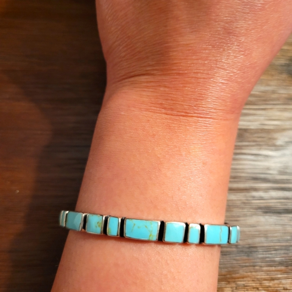 Sterling Silver Turquoise Cuff Bracelet
